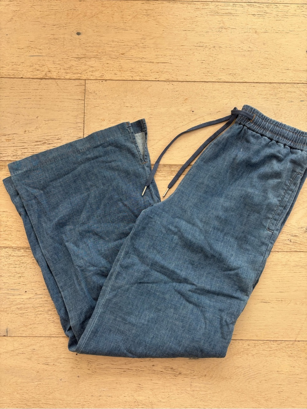 Level 99 Chambray Wide Leg Pants